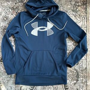 Under Armour Men's Blue Hoodie cold gear dri-fit